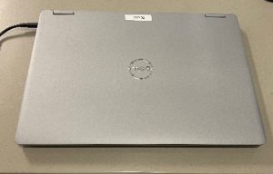 Closed Gray Dell Laptop